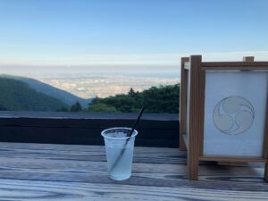 茶寮石尊からの素晴らしい眺望